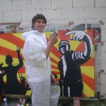 Atelier graffiti foyer La Roseraie