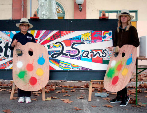 Téléthon 25 ans, Puzzle créatif aux Arcs sur Argens, Var (83)