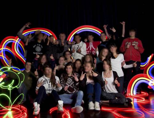 Atelier Light Painting, collège Pierre Gassendi, Rocbaron, Var (83)