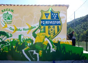 Fresques citoyennes club sportif Toulon Football Revest