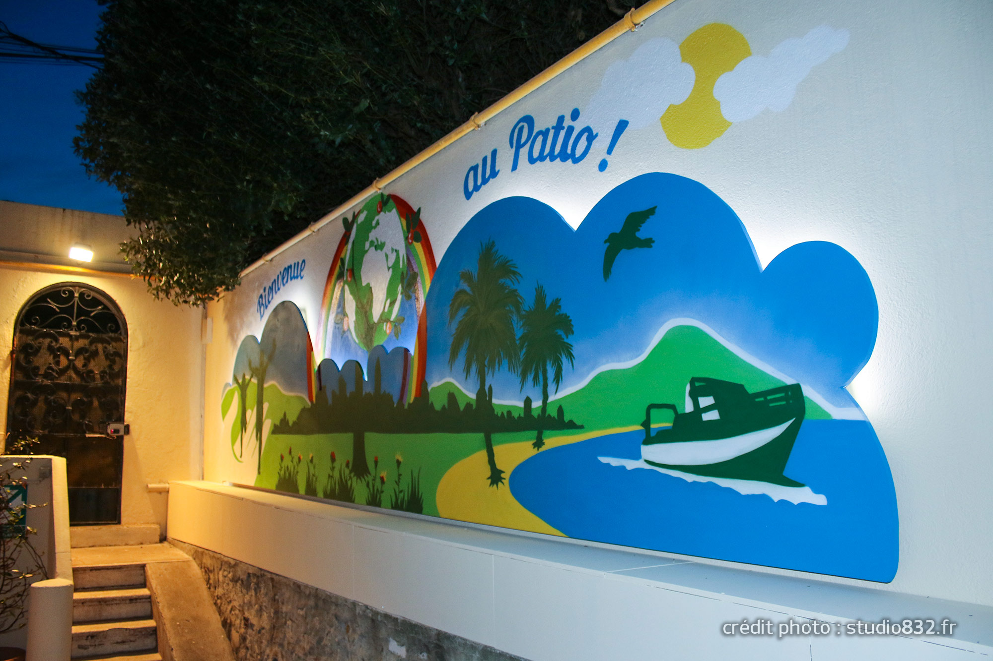 Fresque Street Art Graffiti Bienvenue Toulon, La Seyne Ollioules Hyères La Garde La Valette du Var