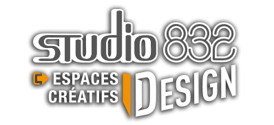 Logo du pôle design du Studio 832